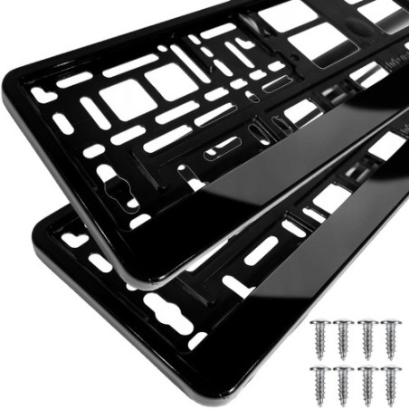 RAMKA POD TABLICE REJESTRACYJNĄ 2SZT. XTROBB 22028 - SOLIDNE WYKONANIE