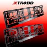 RAMKA POD TABLICE REJESTRACYJNĄ 2SZT. XTROBB 22028 - SOLIDNE WYKONANIE