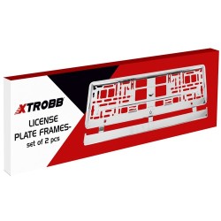 RAMKA POD TABLICE REJESTRACYJNĄ 2SZT. XTROBB 22048 - UNIWERSALNE I TRWAŁE