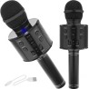 MIKROFON KARAOKE CZARNY IZOXIS 22189 - ZABAWA DLA CAŁEJ RODZINY