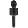 MIKROFON KARAOKE CZARNY IZOXIS 22189 - ZABAWA DLA CAŁEJ RODZINY