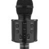 MIKROFON KARAOKE CZARNY IZOXIS 22189 - ZABAWA DLA CAŁEJ RODZINY