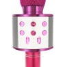 MIKROFON KARAOKE RÓŻOWY IZOXIS 22191 - DLA MIŁOŚNIKÓW MUZYKI
