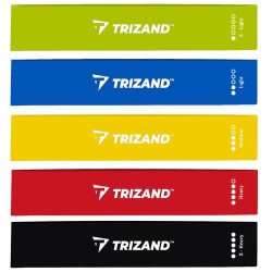 ZESTAW GUM DO ĆWICZEŃ 5SZT. - PRAKTYCZNY ZESTAW FITNESS
