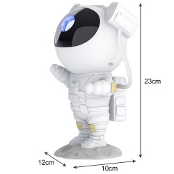 PROJEKTOR GWIAZD LED ASTRONAUTA - KLIMATYCZNA DEKORACJA