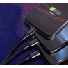 KABEL USB 3W1 IZOXIS 22194 - WIELOFUNKCYJNY I PRAKTYCZNY