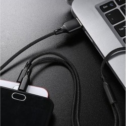KABEL USB 3W1 IZOXIS 22194 - WIELOFUNKCYJNY I PRAKTYCZNY