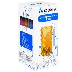 LAMPKA Z PROJEKTOREM RÓŻA - ROMANTYCZNA ATMOSFERA