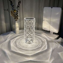 LAMPKA Z PROJEKTOREM RÓŻA - ROMANTYCZNA ATMOSFERA
