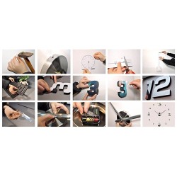 ZEGAR ŚCIENNY DIY - PERSONALIZOWANA DEKORACJA DO DOMU