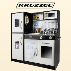 KUCHNIA DREWNIANA KRUZZEL 22116 - STYLOWA I FUNKCJONALNA ZABAWKA