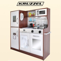 KUCHNIA DREWNIANA KRUZZEL 22114 - IDEALNA DLA MAŁYCH KUCHARZY