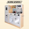 KUCHNIA DREWNIANA KRUZZEL 22115 - ELEGANCKA I FUNKCJONALNA ZABAWKAia drewniana Kruzzel 22115