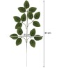 SZTUCZNE LIŚCIE 47CM ZESTAW 12SZT. - NATURALNY WYGLĄD