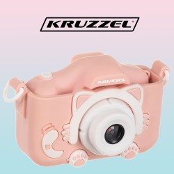 APARAT CYFROWY RÓŻOWY KRUZZEL AC22296 - KREATYWNA ZABAWA DLA DZIECI