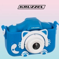 APARAT CYFROWY NIEBIESKI KRUZZEL AC22295 - IDEALNY DLA MAŁYCH FOTOGRAFÓW