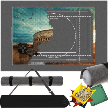 MATA PLANSZA DO UKŁADANIA PUZZLI - PRAKTYCZNE ROZWIĄZANIE DLA MIŁOŚNIKÓW PUZZLI