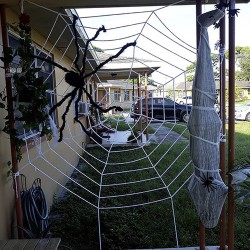 PAJĄK DEKORACJA 90CM - IDEALNY NA HALLOWEEN