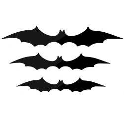 NIETOPERZ DEKORACJA ZESTAW 3SZT. - KLIMATYCZNA OZDOBNA NA HALLOWEEN