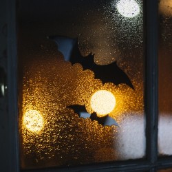 NIETOPERZ DEKORACJA ZESTAW 3SZT. - KLIMATYCZNA OZDOBNA NA HALLOWEEN