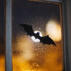 NIETOPERZ DEKORACJA ZESTAW 3SZT. - KLIMATYCZNA OZDOBNA NA HALLOWEEN