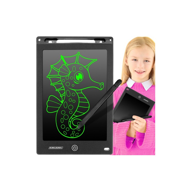 TABLET DO RYSOWANIA 10" CZARNY XL 22455 - WIĘKSZY FORMAT DO KREATYWNEGO RYSOWANIA