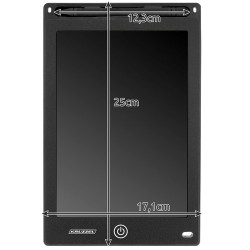 TABLET DO RYSOWANIA 10" CZARNY XL 22455 - WIĘKSZY FORMAT DO KREATYWNEGO RYSOWANIA