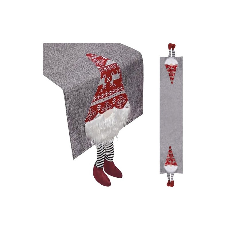 BIEŻNIK ŚWIĄTECZNY 180X33CM RUHHY 22501 - ELEGANCKA DEKORACJA STOŁU
