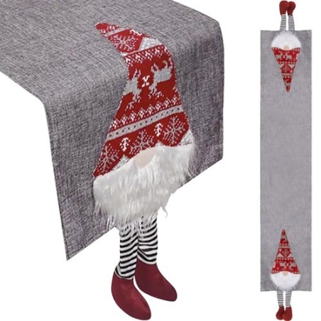 BIEŻNIK ŚWIĄTECZNY 180X33CM RUHHY 22501 - ELEGANCKA DEKORACJA STOŁU