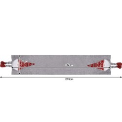 BIEŻNIK ŚWIĄTECZNY 180X33CM RUHHY 22501 - ELEGANCKA DEKORACJA STOŁU