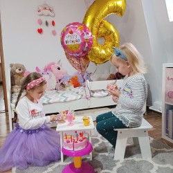TORT URODZINOWY ZESTAW 75EL. - IDEALNY NA ZABAWY DLA DZIECI