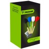 RZUTKI DART ZESTAW 12SZT. + GROTY 21658 - KOMPLET DO GRY W RZUTKI