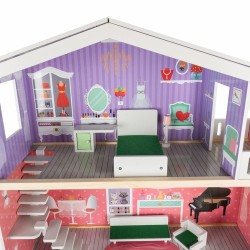 DOMEK DLA LALEK DUŻY 114CM - STYLOWY I KOMPLETNY ZESTAW