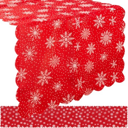 BIEŻNIK ŚWIĄTECZNY 220X35CM RUHHY 22789 - DODATEK DO ELEGANCKIEJ ZASTAWY