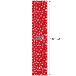 BIEŻNIK ŚWIĄTECZNY 185X35CM RUHHY 22786 - IDEALNA OZDOBNA NA STÓŁ