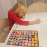ZESTAW PIECZĄTEK STEMPELKÓW 60SZT. - KREATYWNE AKCESORIA DLA DZIECI
