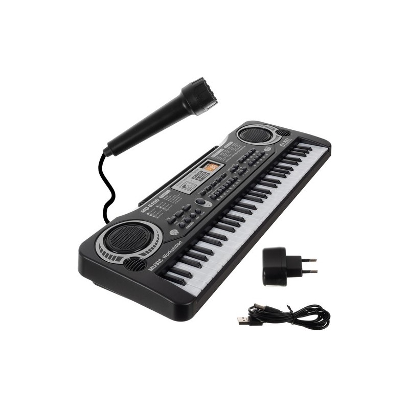 KEYBOARD ORGANY ELEKTRONICZNE 61 KLAWISZY - IDEALNY DLA POCZĄTKUJĄCYCH MUZYKÓW