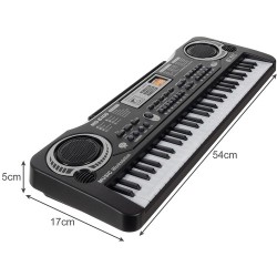 KEYBOARD ORGANY ELEKTRONICZNE 61 KLAWISZY - IDEALNY DLA POCZĄTKUJĄCYCH MUZYKÓW