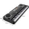 KEYBOARD ORGANY ELEKTRONICZNE 61 KLAWISZY - IDEALNY DLA POCZĄTKUJĄCYCH MUZYKÓW