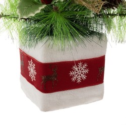 CHOINKA ŚWIĄTECZNA 45CM - KOMPAKTOWA DEKORACJA ŚWIĄTECZNA