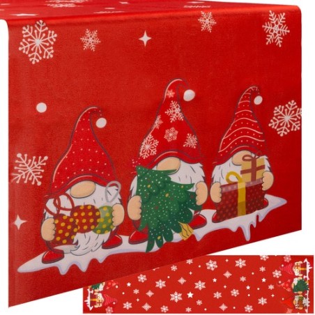 BIEŻNIK ŚWIĄTECZNY 220X40CM RUHHY 22483 - ELEGANCKI DODATEK NA ŚWIĘTA