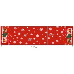 BIEŻNIK ŚWIĄTECZNY 220X40CM RUHHY 22483 - ELEGANCKI DODATEK NA ŚWIĘTA