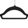 WIESZAK NA UBRANIA 20SZT. CZARNY 22536 - PRAKTYCZNY I ELEGANCKI
