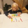 PATYCZKI DREWNIANE DO NAUKI LICZENIA - EDUKACYJNA ZABAWA DLA DZIECI
