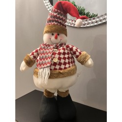BAŁWAN ŚWIĄTECZNY TELESKOPOWY 105CM RUHHY 22341 - UROCZY I PRAKTYCZNY