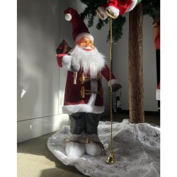 MIKOŁAJ FIGURKA ŚWIĄTECZNA 45CM RUHHY 22352 - IDEALNY AKCENT NA ŚWIĘTA