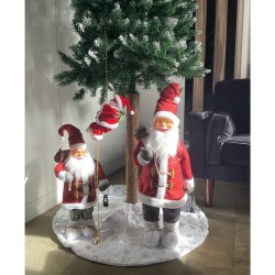 MIKOŁAJ FIGURKA ŚWIĄTECZNA 60CM RUHHY 22354 - DUŻA I EFEKTOWNA DEKORACJA