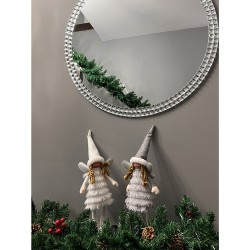 WRÓŻKA FIGURKA ŚWIĄTECZNA BIAŁA 22342 - KLASYKA I ELEGANCJA