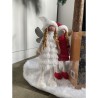 WRÓŻKA FIGURKA ŚWIĄTECZNA BIAŁA 22342 - KLASYKA I ELEGANCJA
