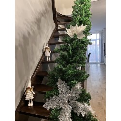WRÓŻKA FIGURKA ŚWIĄTECZNA SZARA 22343 - STYLOWA I SUBTELNA OZDOBA